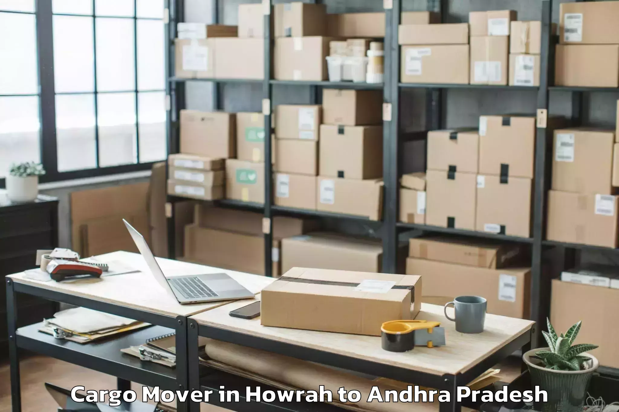 Top Howrah to Konthamuru Cargo Mover Available